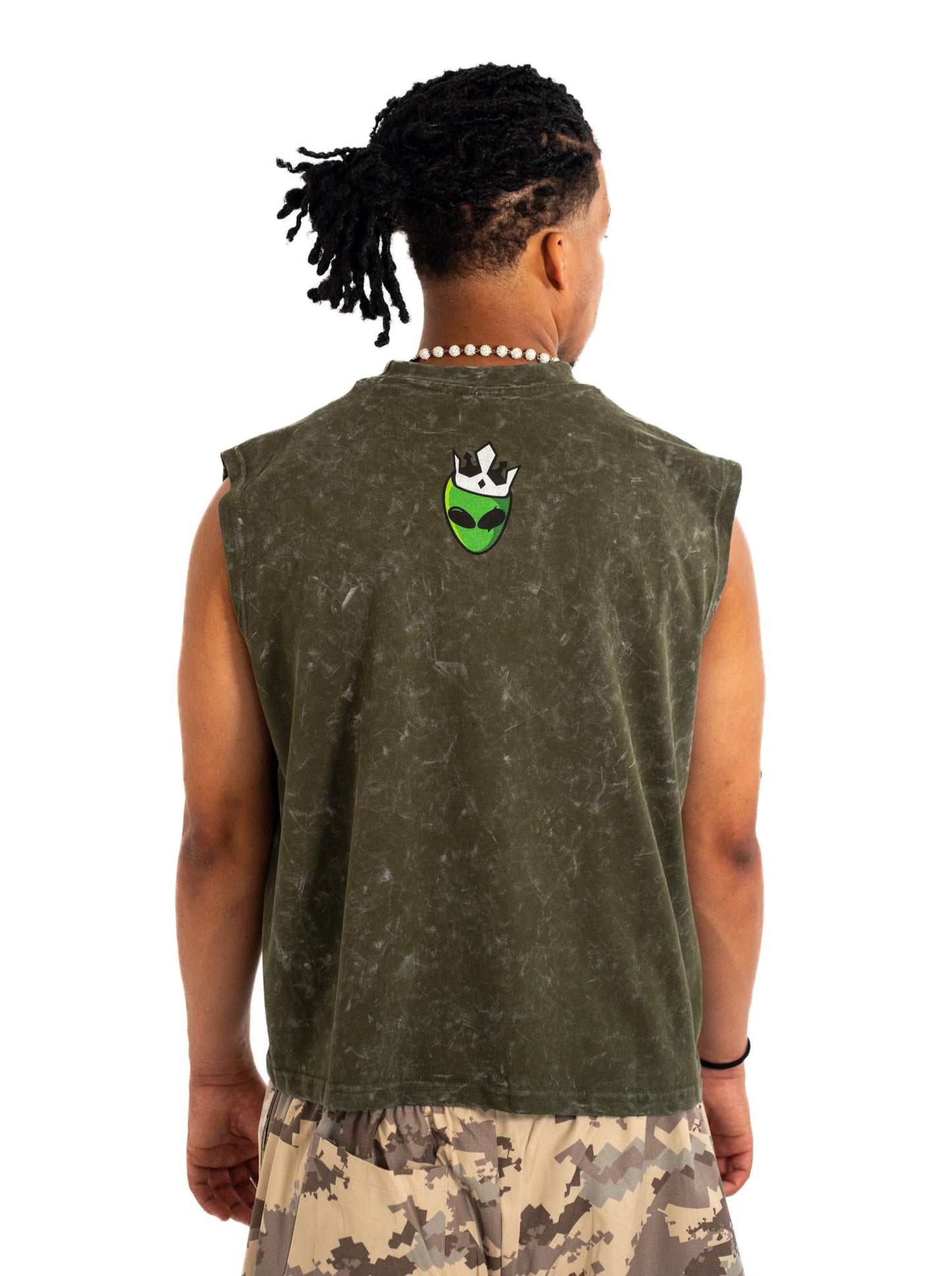 SpaceRocket Green Sleeveless