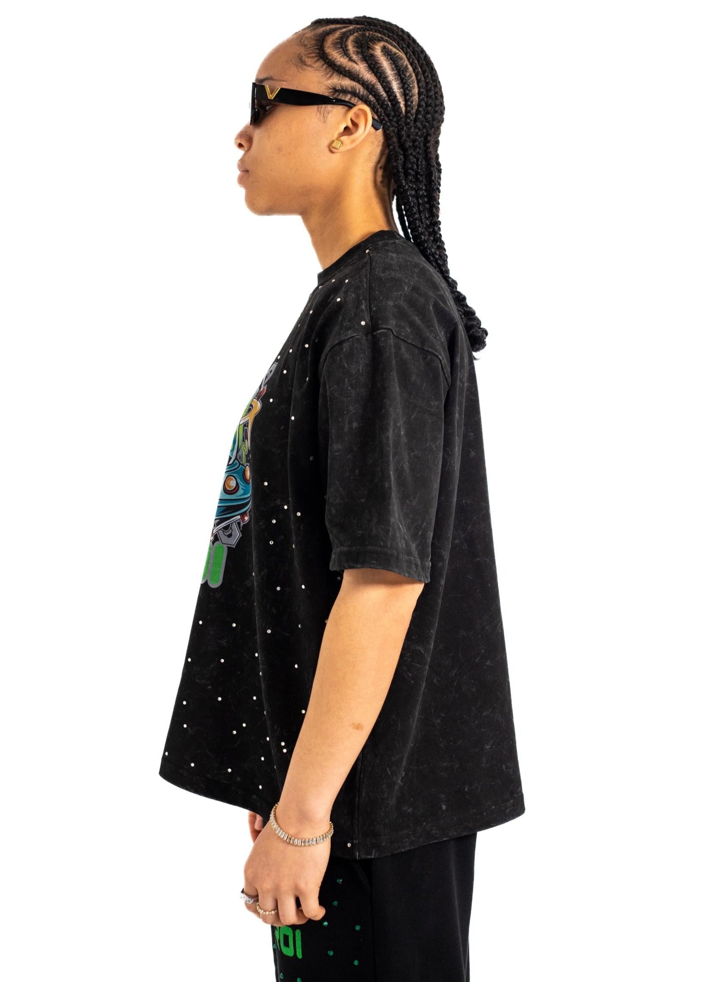 SpaceRocket RhineStone T-Shirt