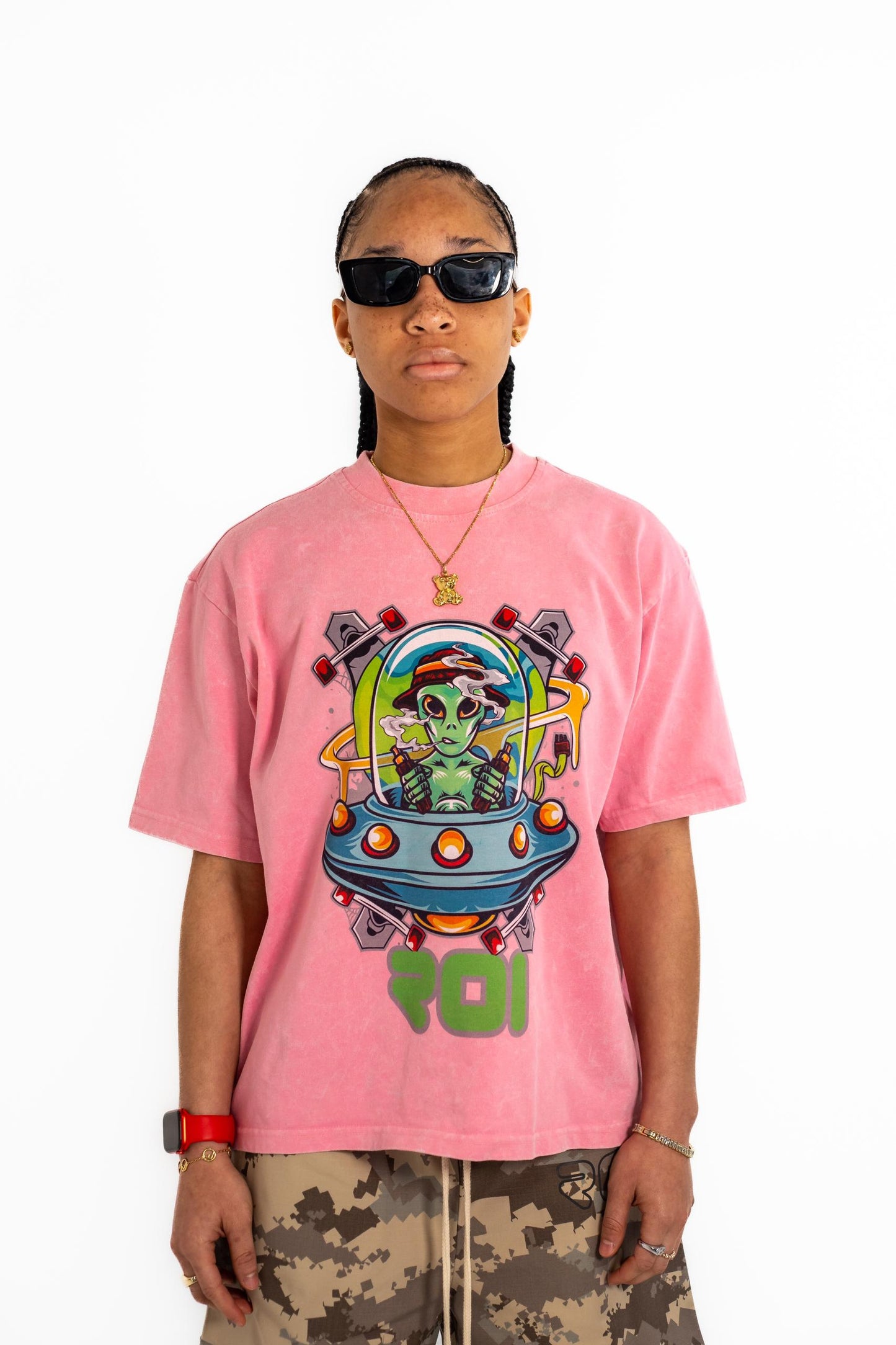 SpaceRocket Pink Sleeved